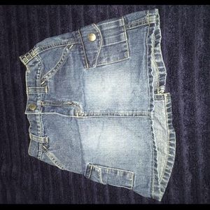 Old Navy Jean skirt 3T mid wash